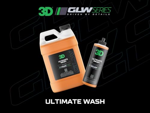 3D Ultimate Wash GLW Series - Ultra Foaming Car Shampoo, 64oz