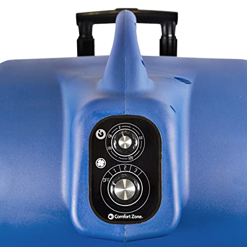 Comfort Zone CZBC101T 1 HP Stackable High-Velocity Carpet Dryer (Blue)