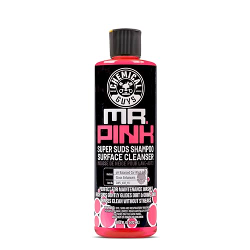 Chemical Guys CWS_402_16 Mr. Pink Foaming Car Wash Soap (16 fl oz, Candy Scent)