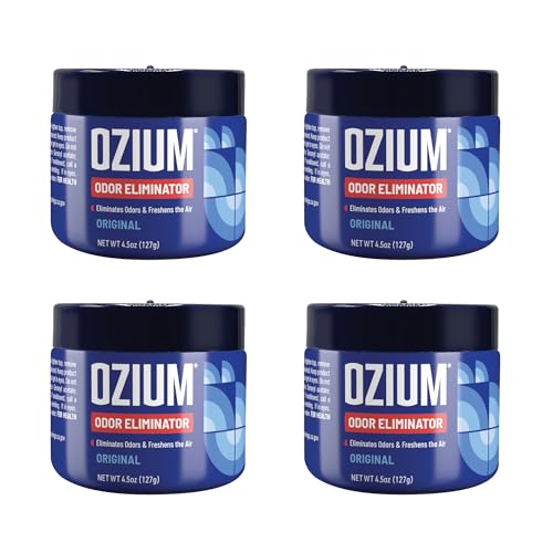 Ozium 4.5 Oz. 4 Pack Odor Eliminating Gel (Original Scent)