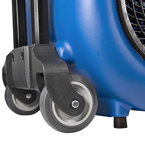 Comfort Zone CZBC101T 1 HP Stackable High-Velocity Carpet Dryer (Blue)