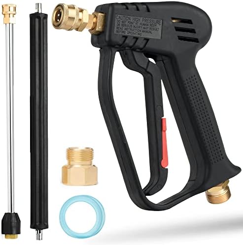 McKillans® Short Pressure Washer Gun with Replacement M22 Inlet