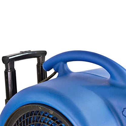 Comfort Zone CZBC101T 1 HP Stackable High-Velocity Carpet Dryer (Blue)