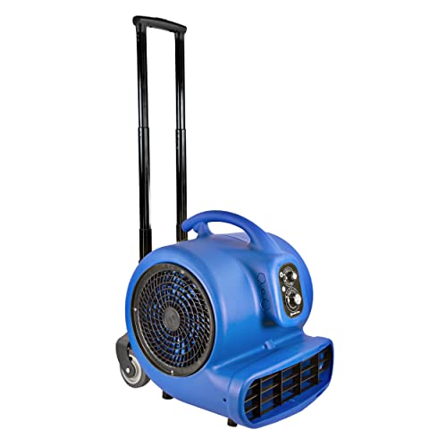 Comfort Zone CZBC101T 1 HP Stackable High-Velocity Carpet Dryer (Blue)