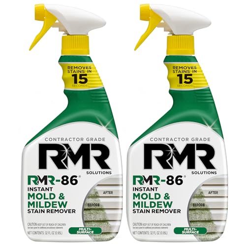 RMR-86 Instant Mold and Mildew Stain Remover Spray - Scrub Free Formula, 2 Pack - 32 oz