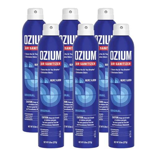 Ozium 805539-6 Air Sanitizer & Odor Eliminator (8 Oz.) - Original Scent, 6 Pack