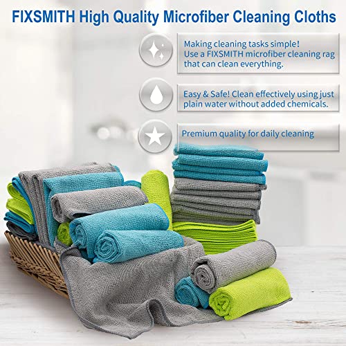 FIXSMITH Microfiber Cleaning Cloth - Pack of 50