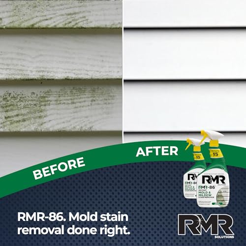 RMR-86 Instant Mold and Mildew Stain Remover Spray - Scrub Free Formula, 2 Pack - 32 oz