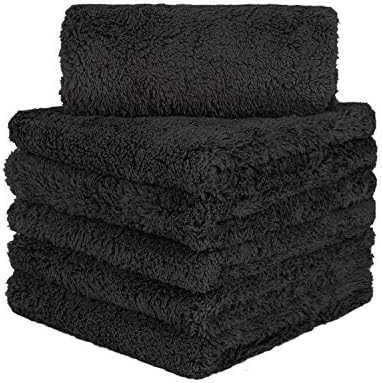 CARCAREZ Microfiber Towels for Cars - 450 GSM, 16x16 in., Pack of 6