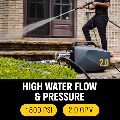 Active 2.0 Electric Pressure Washer – 1800 PSI, 2.0 GPM