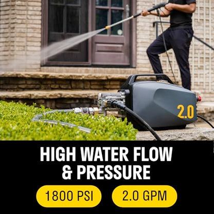 Active 2.0 Electric Pressure Washer – 1800 PSI, 2.0 GPM