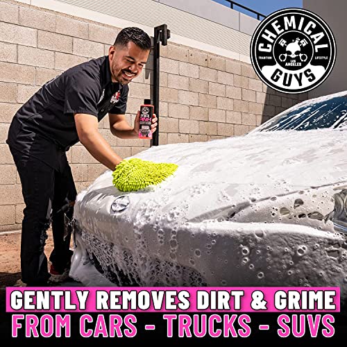 Chemical Guys CWS_402_16 Mr. Pink Foaming Car Wash Soap (16 fl oz, Candy Scent)