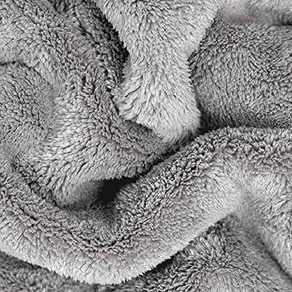 Platinum Microfiber Towels for Cars - Set of 2 Drying Towels with Maximum Absorbency, Scratch Free Wash Towels for Detailing, Microfiber Cleaning Cloth Towel Kit